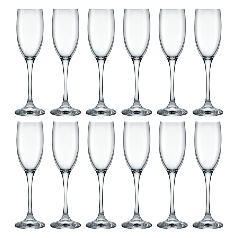 NADIR BARONE STEMMED CHAMPAGNE FLUTE, (190ML)