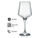 NADIR BRUNELLO STEMMED WATER GLASS, 490ML