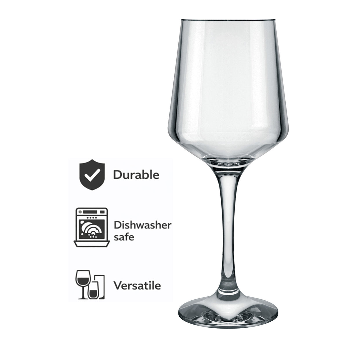 NADIR BRUNELLO STEMMED WINE GLASS, 390ML