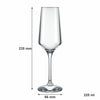 NADIR BRUNELLO STEMMED CHAMPAGNE FLUTE, (225ML)