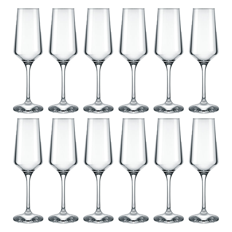 NADIR BRUNELLO STEMMED CHAMPAGNE FLUTE, (225ML)