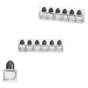 REGENT MINI SQUARE SALT & PEPPER GLASS SHAKERS IN ACETATE BOX 6PK, 10ML