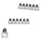 REGENT SMALL SALT & PEPPER GLASS SHAKERS IN ACETATE BOX 6 PACK, 10ML (48X30X30MM)