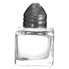 REGENT MINI SQUARE SALT & PEPPER GLASS SHAKERS IN ACETATE BOX 6PK, 10ML
