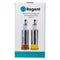 REGENT GLASS OIL & VINEGAR BOTTLES WITH ST STEEL COVERS 2 PIECE SET, 300ML (65MM DIAX245MM)