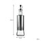 REGENT GLASS OIL & VINEGAR BOTTLES WITH ST STEEL COVERS 2 PIECE SET, 300ML (65MM DIAX245MM)