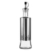 REGENT GLASS OIL & VINEGAR BOTTLES WITH ST STEEL COVERS 2 PIECE SET, 300ML (65MM DIAX245MM)