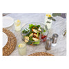 REGENT GLASS SALT & PEPPER SHAKERS WITH ST.STEEL COVERS 2PCS SET, 125ML