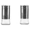 REGENT GLASS SALT & PEPPER SHAKERS WITH ST.STEEL COVERS 2 PIECE SET, 125ML (53MM DIAX110MM)