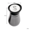 REGENT GLASS SALT & PEPPER SHAKERS WITH ST STEEL COVERS 2PCS SET, 125ML