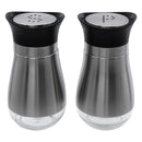 REGENT GLASS SALT & PEPPER SET WITH ST STEEL COVERS 2 PIECES, 125ML (55MMDIAX110MM)