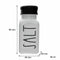 REGENT GLASS BLACK AND WHITE CONDIMENT SET IN A CADDY 5 PIECES, (250ML/85ML)