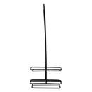 REGENT GLASS BLACK AND WHITE CONDIMENT SET IN A CADDY 5 PIECES, (250ML/85ML)