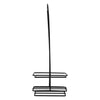REGENT GLASS BLACK AND WHITE CONDIMENT SET IN A CADDY 5 PIECES, (250ML/85ML)