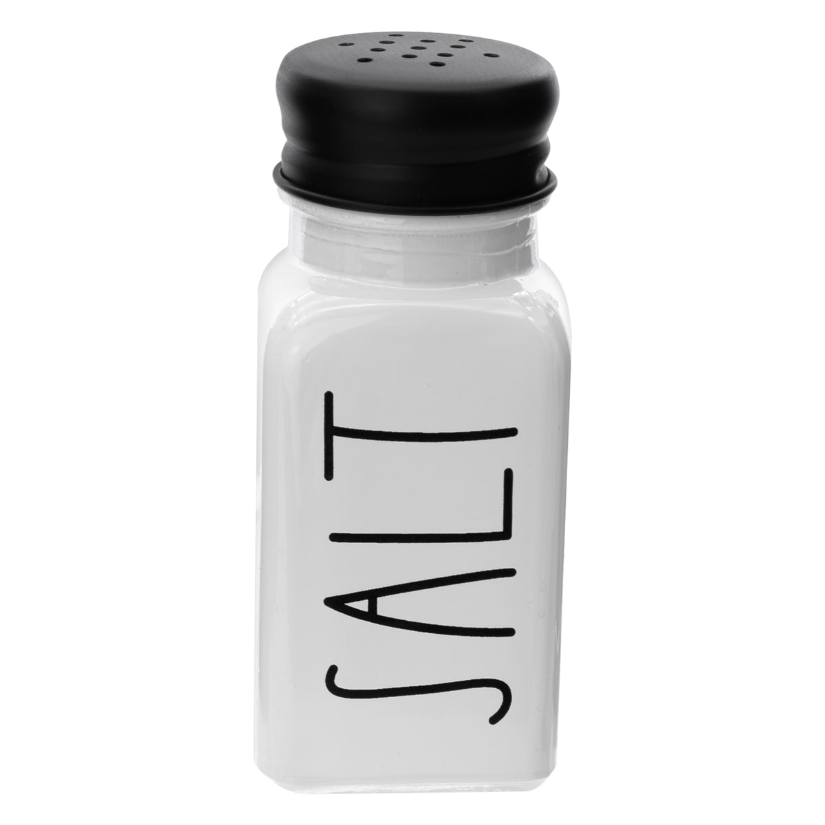 REGENT GLASS BLACK AND WHITE O,V, S & P IN A CADDY 5PCS SET, 250ML l 85ML