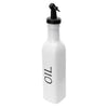 REGENT GLASS BLACK AND WHITE O,V, S & P IN A CADDY 5PCS SET, 250ML l 85ML