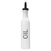 REGENT GLASS BLACK AND WHITE O,V, S & P IN A CADDY 5PCS SET, 250ML l 85ML