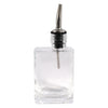 REGENT RECTANGULAR GLASS BOTTLE WITH POURER EA, 200ML