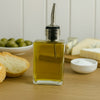 REGENT RECTANGULAR GLASS BOTTLE WITH POURER EA, 200ML