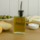 REGENT GLASS RECTANGULAR BOTTLE WITH POURER EA, 200ML