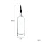 REGENT GLASS ROUND OIL OR VINEGAR BOTTLE WITH HEAVY BASE AND POURER, 500ML (305/250X70MM DIA)