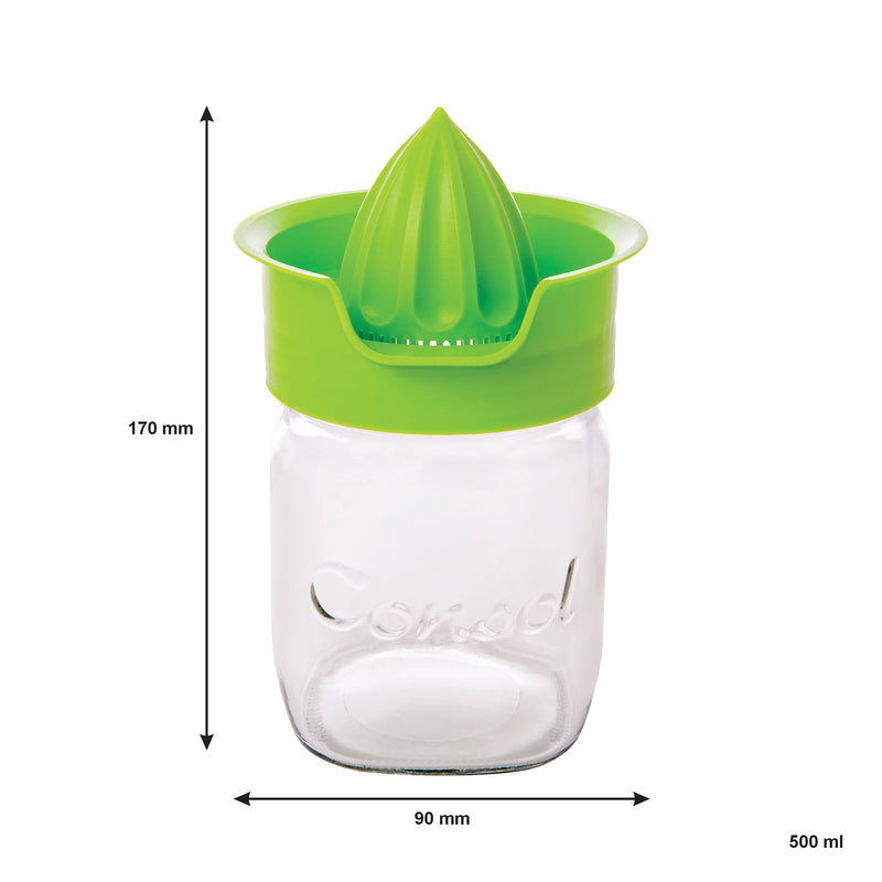 CONSOL JUICER GREEN, 500ML (170X90MM DIA)