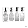 REGENT GLASS ASSORTED DESIGNS SOAP DISPENSER, EACH (450ML)