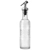 REGENT GLASS OIL / VINEGAR BOTTLE WITH POURER, 500ML