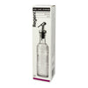 REGENT EMBOSSED GLASS OIL/VINEGAR BOTTLE WITH POURER, 500ML