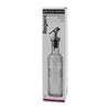 REGENT EMBOSSED GLASS OIL/VINEGAR BOTTLE WITH POURER, 500ML