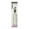 REGENT EMBOSSED GLASS OIL/VINEGAR BOTTLE WITH POURER, 500ML