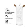 REGENT GLASS OIL AND VINEGAR DISPENSER WITH CORK STOPPERS, 350ML