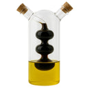REGENT GLASS OIL AND VINEGAR DISPENSER WITH CORK STOPPERS, 350ML