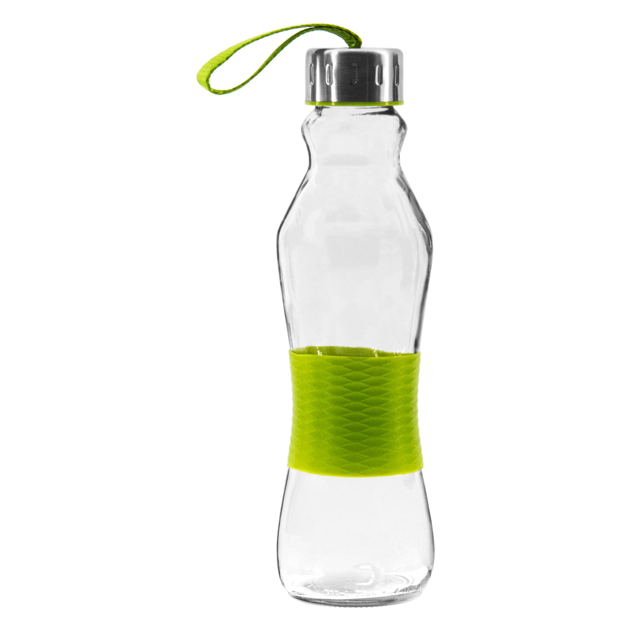 CONSOL GRIP N GO BOTTLES WITH STRAP LIDS IN ASSORTED COLOURS, 500ML