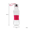 CONSOL GRIP N GO BOTTLES WITH STRAP LIDS IN ASSORTED COLOURS, 500ML