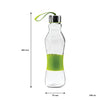 CONSOL GRIP N GO BOTTLES WITH STRAP LIDS IN ASSORTED COLOURS, 500ML