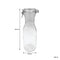 REGENT GLASS CARAFE WITH RESEALABLE CLIP TOP GLASS LID 6 PACK, 1LT (265X90MM DIA)