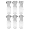 REGENT GLASS CARAFE WITH RESEALABLE CLIP TOP GLASS LID 6 PACK, 1LT (265X90MM DIA)