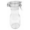 REGENT GLASS CARAFE WITH RESEALABLE CLIP TOP GLASS LID 6 PACK, 250ML (160X70MM DIA)