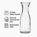 REGENT GLASS CARAFE 6PK, 1L