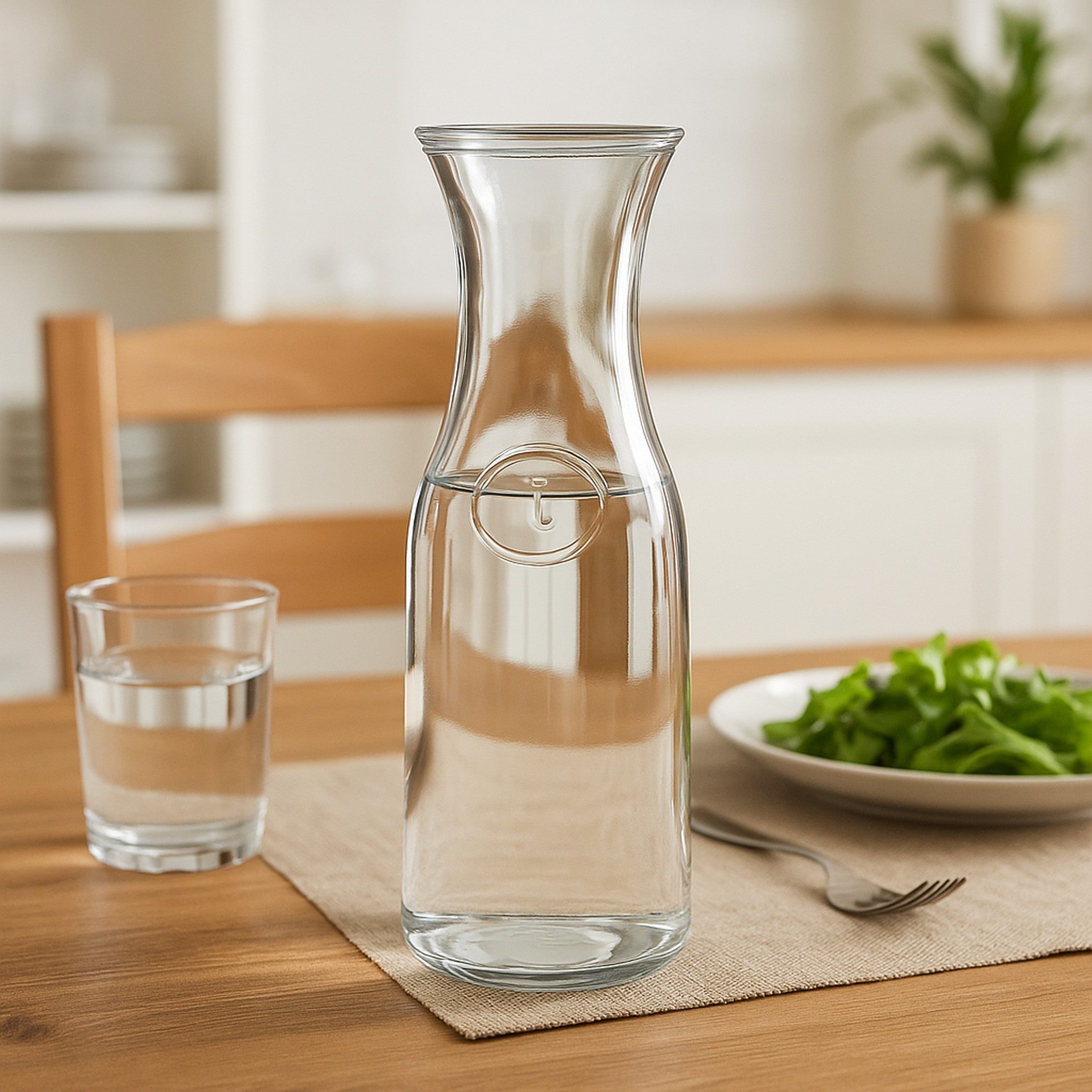 REGENT GLASS CARAFES 6PK, 1L
