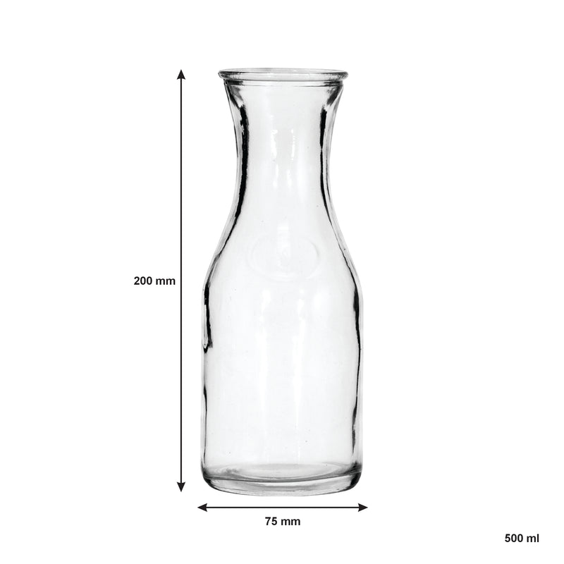 REGENT GLASS CARAFE 6 PACK, 500ML
