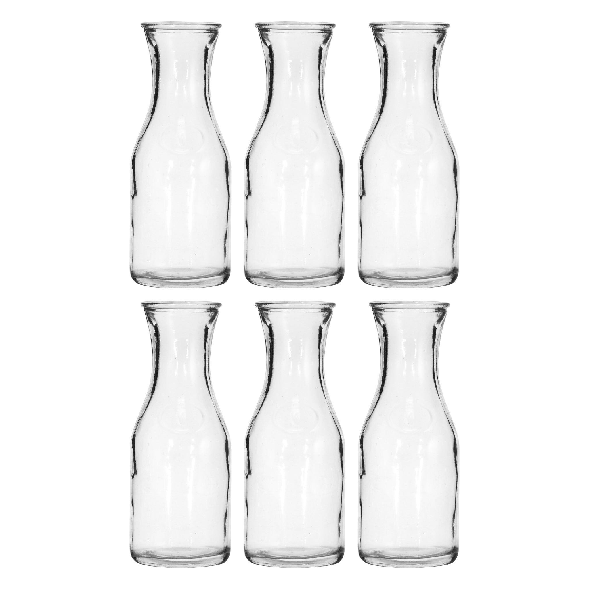 REGENT GLASS CARAFES 6PK, 500ML