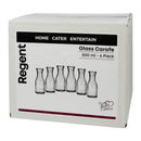 REGENT GLASS CARAFES 6PK, 500ML