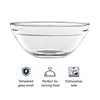 REGENT STACKABLE TEMPERED GLASS BOWL 170MM, 900ML