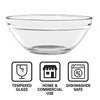 REGENT STACKABLE TEMPERED GLASS BOWL, 900ML