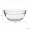 REGENT STACKABLE TEMPERED GLASS BOWL, 900 ML