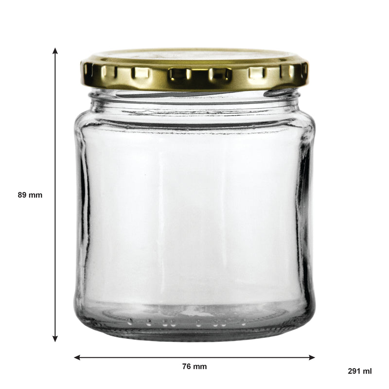 CONSOL CATERING JAM JAR, 291ML (89X76MM DIA)
