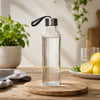 CONSOL SLIMLINE BOTTLE WITH STRAP LID GREY, 500ML