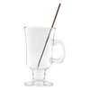 REGENT FOOTED GLASS MUG, 240ML